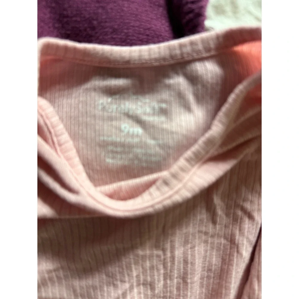 Carters Old Navy Baby Bgosh Girls 6-12M Clothing Lot Bodysuits Dress Sweater 9pc
